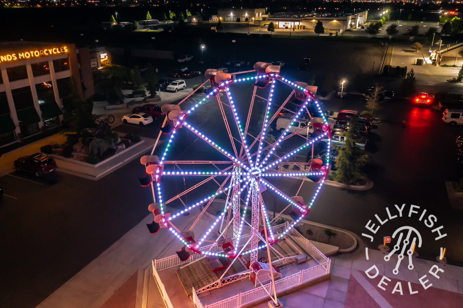 Event Venue & Wedding Permanent Lighting portfolio — side-yard accent run by Twilight Zone Permanent Lighting