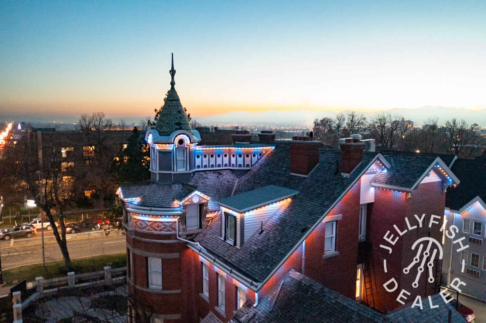 Church & Religious Venue Permanent Lighting portfolio — side-yard accent run by Twilight Zone Permanent Lighting